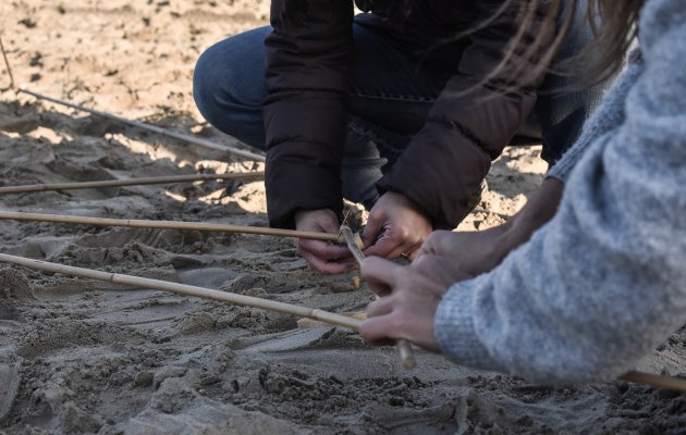 Bamboo building outing