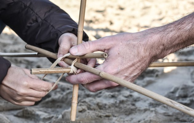 Bamboo building zandvoort
