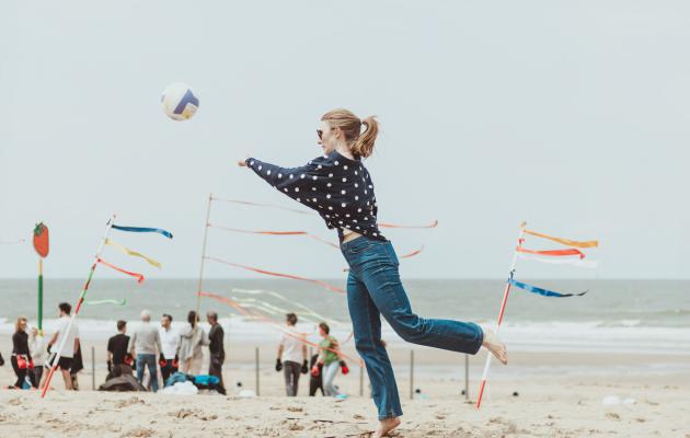 beachvolleybal huren beleving zandvoort