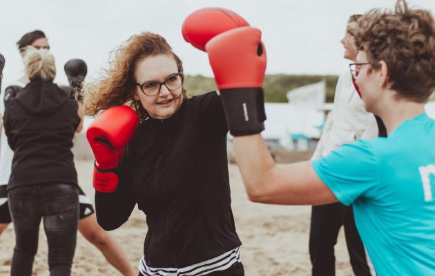 boks clinic actief bedrijfsuitje Zandvoort workshop